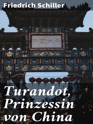 cover image of Turandot, Prinzessin von China